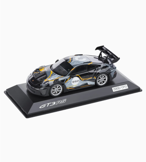 Picture of 911 GT3RS, Gray-Orange Weissach, 1:43 Model