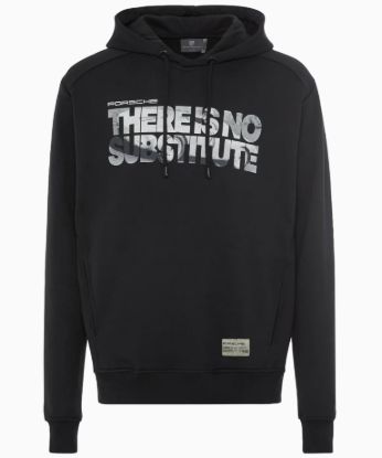 Picture of Unisex 'There Is No Substitute' Hoodie in Black