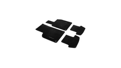 Picture of Floor Mats with Nubuk Surround in Black