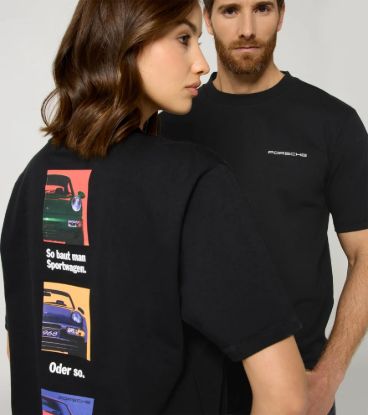 Picture of Retro T-Shirt Black - Porsche Community