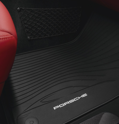 Picture of Floor Mats, All-Weather, Black, Taycan
