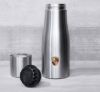 Picture of Silver Porsche Crest Thermal Flask 1Ltr
